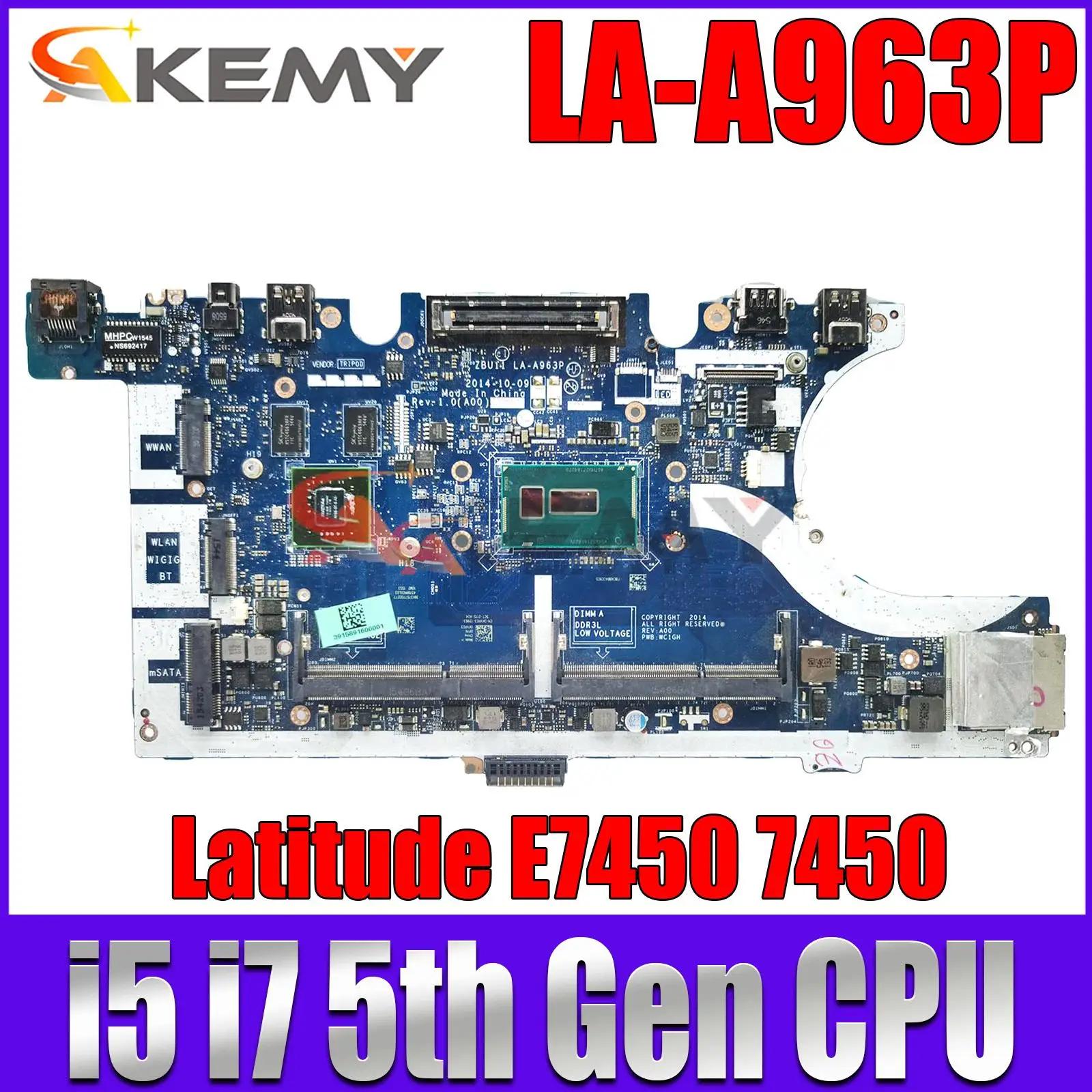 DELL Latitude E7450 7450 Ʈ , ZBU11 LA-A963P, i5 i7 5  CPU , 840M/2G CN-0796WF 0HVV96, 100% ׽Ʈ Ϸ